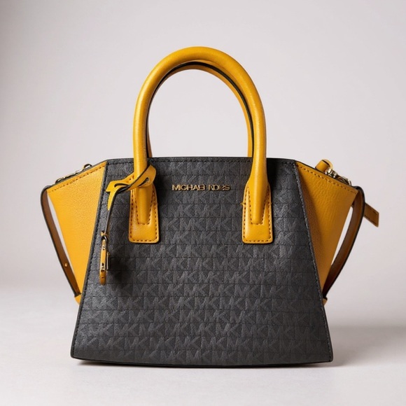 Michael Kors Handbags - Michael Kors Avril Small Satchel Bag marigold
